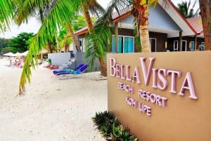 bella vista resort koh lipe front